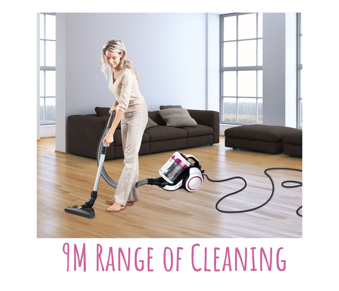 Ηλεκτρική Σκούπα Trisa Electronics Comfort Clean T8677 SPK Elna
